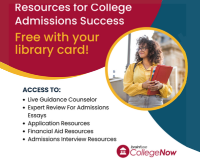 Assistance for every step of the college admissions process, including live counselors and essay review via their writing lab, as well as application, admissions interview, and financial aid resources.