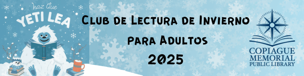 Consigue el Club de Lectura de Invierno para Adultos YETI to Read 2025